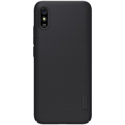 Xiaomi Redmi 9A „Nillkin“ Frosted Shield черный пластиковый чехол | Vacins.lv