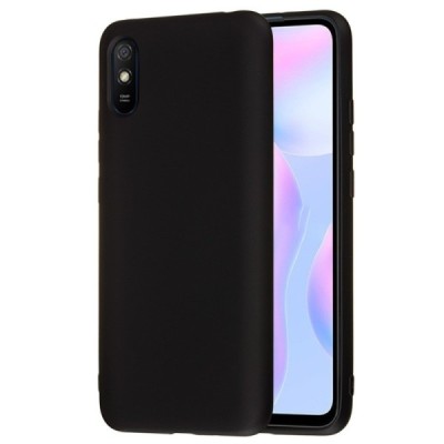 Xiaomi Redmi 9A Shell (TPU) твердый силиконовый чехол - чёрный | Vacins.lv