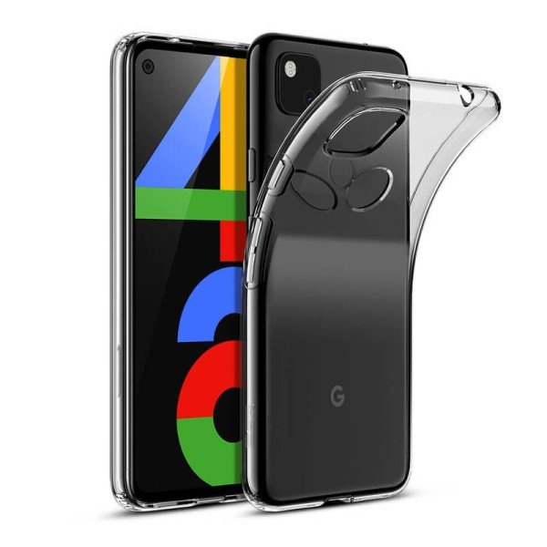 Cieta silikona (TPU) vāciņš - dzidrs (Pixel 4A)