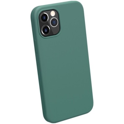 Apple iPhone 12 (12 Pro) „Nillkin“ Flex Liquid Silicone zaļš vāciņš, apvalks | Vacins.lv