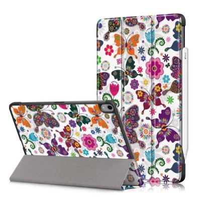 Apple iPad Air 4 10.9" (2020) atvēramais „Butterflies“ krāsains maciņš | Vacins.lv