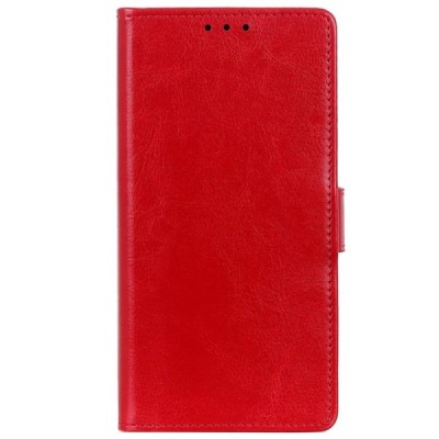 OnePlus Nord N100 открываемый красный кожаный чехол - книжка | Vacins.lv
