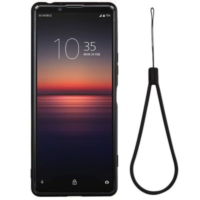 Sony Xperia 5 II Shell (TPU) твердый силиконовый чехол - чёрный | Vacins.lv