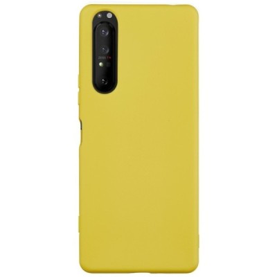 Sony Xperia 5 II Shell (TPU) твердый силиконовый чехол - жёлтый | Vacins.lv