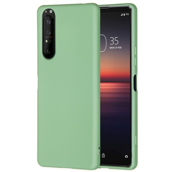 Твердый силиконовый чехол (TPU) „Shell“ - зелёный (Xperia 5 II)