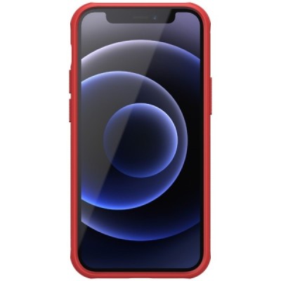 Apple iPhone 12 Mini „Nillkin“ Frosted Shield Pro sarkans vāciņš, apvalks | Vacins.lv