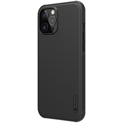Apple iPhone 12 Pro Max „Nillkin“ Frosted Shield Pro чёрный чехол | Vacins.lv