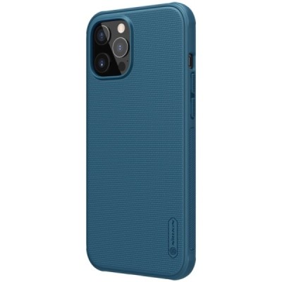 Apple iPhone 12 Pro Max „Nillkin“ Frosted Shield Pro синий чехол | Vacins.lv