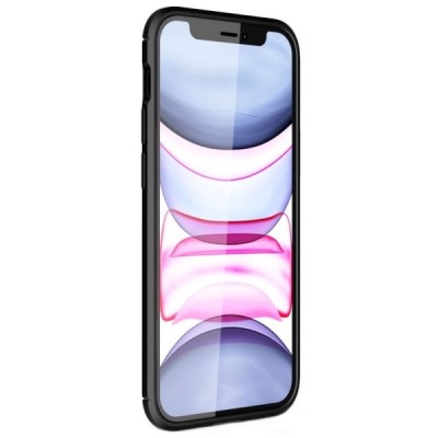 Apple iPhone 12 Mini „Carbon“ cieta silikona (TPU) melns vāciņš | Vacins.lv