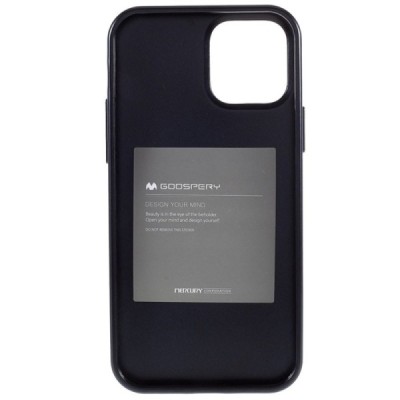 Apple iPhone 12 Pro Max Mercury melns cieta silikona (TPU) apvalks | vacins.lv