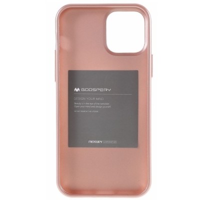 Apple iPhone 12 Pro Max Mercury твердый силиконовый чехол (TPU) - светло-розовый | Vacins.lv