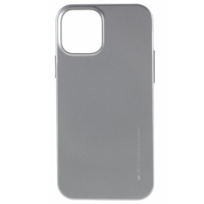 Apple iPhone 12 Pro Max Mercury твердый силиконовый чехол (TPU) - серый | Vacins.lv