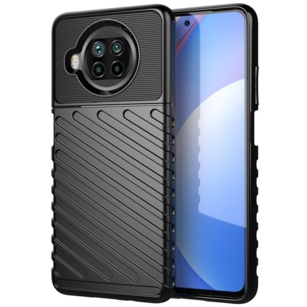 „Twill“ твердый силиконовый (TPU) чехол - чёрный (Mi 10T Lite)