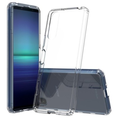Твердый силиконовый чехол (TPU) для Sony Xperia 5 II - прозрачный | Vacins.lv