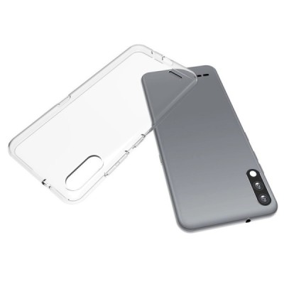 Твердый силиконовый чехол (TPU) для LG K22 - прозрачный | Vacins.lv