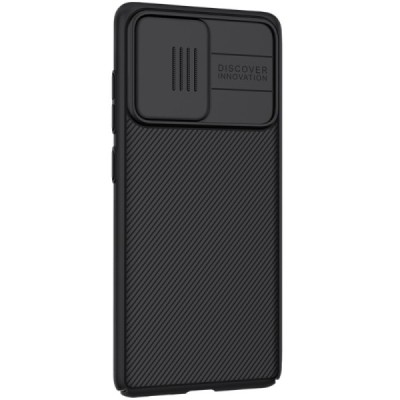 Samsung Galaxy S20 FE (Fan Edition) „Nillkin“ CamShield чёрный чехол, задняя часть с защитой камеры | Vacins.lv