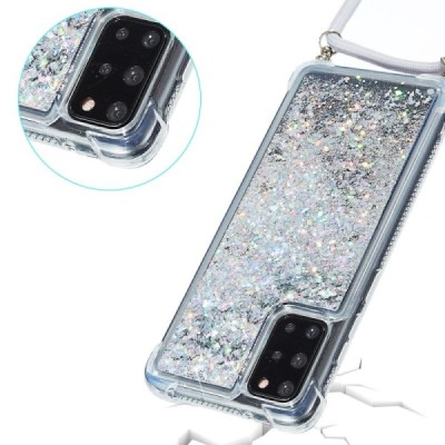 Samsung Galaxy S20 FE (Fan Edition) „Strap“ Shine cieta silikona (TPU) dzidrs apvalks | vacins.lv