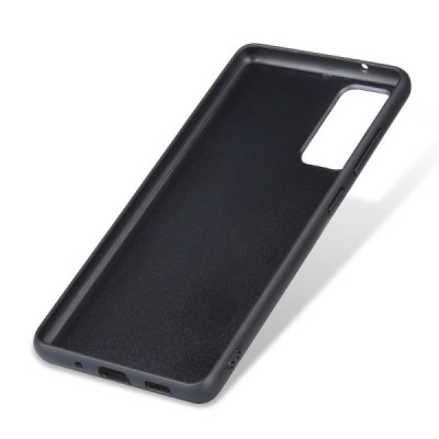 „Deluxe Leather“ Samsung Galaxy S20 FE (Fan Edition) чёрный кожаный чехол | Vacins.lv