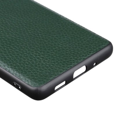 Samsung Galaxy S20 FE (Fan Edition) „Deluxe Leather“ zaļš ādas apvalks | Vacins.lv