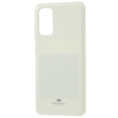Samsung Galaxy S20 FE (Fan Edition) Mercury balts cieta silikona (TPU) apvalks | vacins.lv