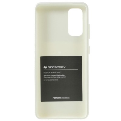 Samsung Galaxy S20 FE (Fan Edition) Mercury твердый силиконовый чехол (TPU) - белый | Vacins.lv