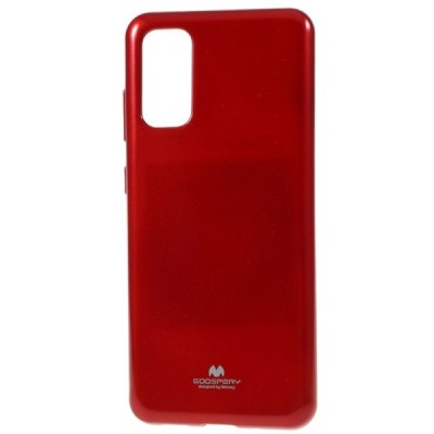 Samsung Galaxy S20 FE (Fan Edition) Mercury sarkans cieta silikona (TPU) apvalks | vacins.lv