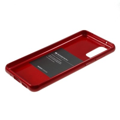 Samsung Galaxy S20 FE (Fan Edition) Mercury sarkans cieta silikona (TPU) apvalks | vacins.lv