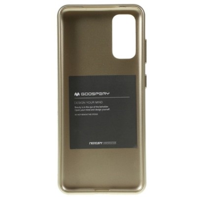 Samsung Galaxy S20 FE (Fan Edition) Mercury твердый силиконовый чехол (TPU) - золотой | Vacins.lv