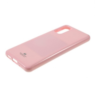 Samsung Galaxy S20 FE (Fan Edition) Mercury gaiši rozs cieta silikona (TPU) apvalks | vacins.lv