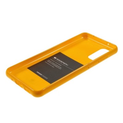Samsung Galaxy S20 FE (Fan Edition) Mercury dzeltens cieta silikona (TPU) apvalks | vacins.lv