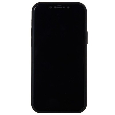 Apple iPhone 12 Pro Max твердый силиконовый (TPU) чехол чёрный | Vacins.lv