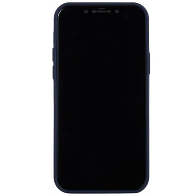 Apple iPhone 12 Pro Max твердый силиконовый (TPU) чехол тёмно-синий | Vacins.lv