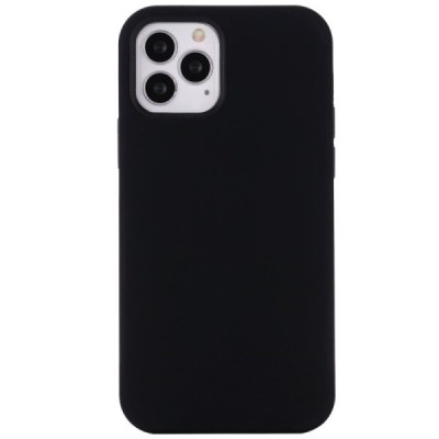 Apple iPhone 12 Pro Max Shell MagSafe твердый силиконовый чёрный чехол из TPU | Vacins.lv