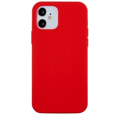 Apple iPhone 12 Mini cieta silikona (TPU) sarkans apvalks | vacins.lv
