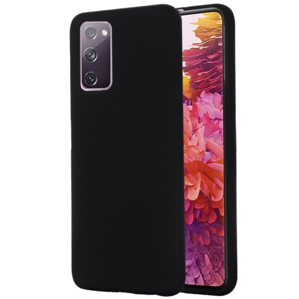 Твердый силиконовый чехол (TPU) „Shell“ - чёрный (Galaxy S20 FE)