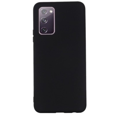 Samsung Galaxy S20 FE (Fan Edition) Shell (TPU) твердый силиконовый чехол - чёрный | Vacins.lv