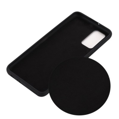 Samsung Galaxy S20 FE (Fan Edition) Shell (TPU) твердый силиконовый чехол - чёрный | Vacins.lv