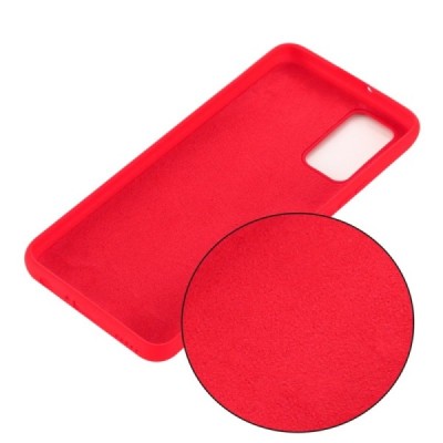 Samsung Galaxy S20 FE (Fan Edition) „Shell“ cieta silikona (TPU) sarkans apvalks | vacins.lv
