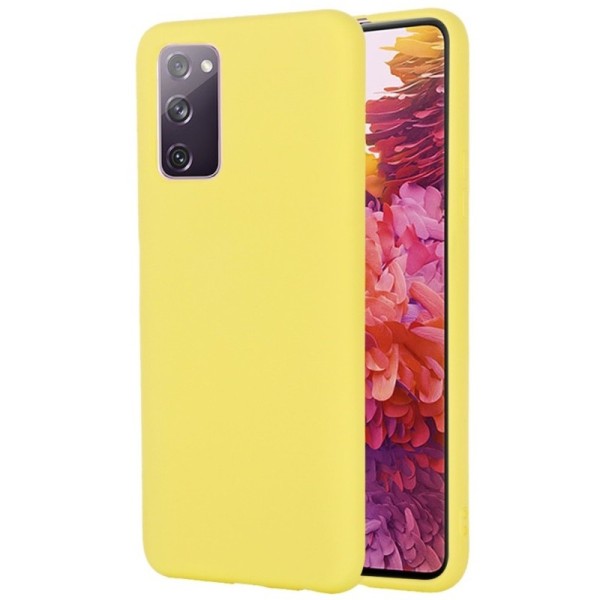 Твердый силиконовый чехол (TPU) „Shell“ - жёлтый (Galaxy S20 FE)