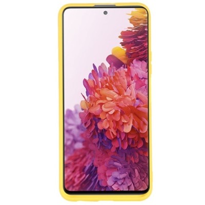 Samsung Galaxy S20 FE (Fan Edition) Shell (TPU) твердый силиконовый чехол - жёлтый | Vacins.lv