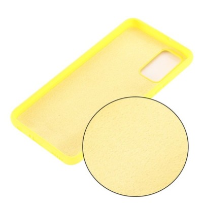 Samsung Galaxy S20 FE (Fan Edition) Shell (TPU) твердый силиконовый чехол - жёлтый | Vacins.lv