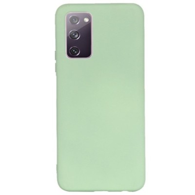 Samsung Galaxy S20 FE (Fan Edition) „Shell“ cieta silikona (TPU) zaļš apvalks | Vacins.lv