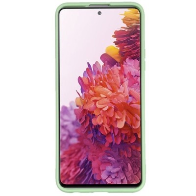 Samsung Galaxy S20 FE (Fan Edition) „Shell“ cieta silikona (TPU) zaļš apvalks | Vacins.lv