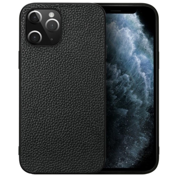 „Deluxe Leather“ чехол - чёрный (iPhone 12 Pro Max)