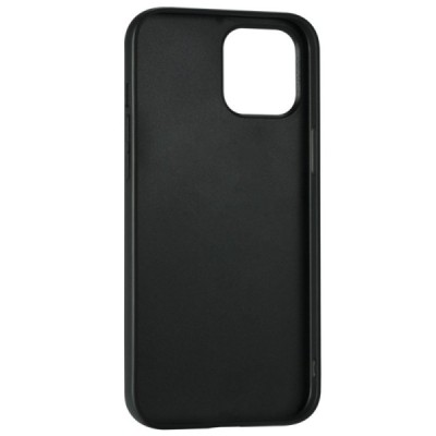 „Deluxe Leather“ Apple iPhone 12 Pro Max чёрный кожаный чехол | Vacins.lv