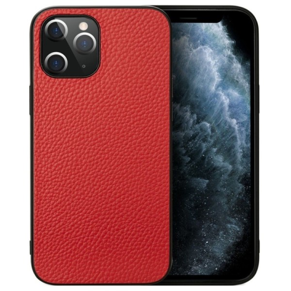 „Deluxe Leather“ чехол - красный (iPhone 12 Pro Max)