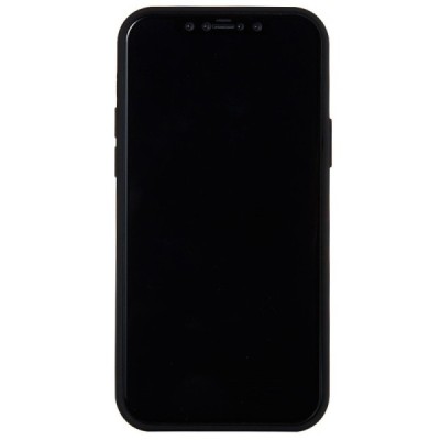 Apple iPhone 12 Mini cieta silikona (TPU) melns apvalks | vacins.lv