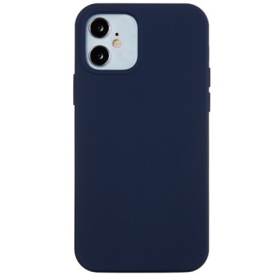 Apple iPhone 12 Mini cieta silikona (TPU) zils apvalks | vacins.lv