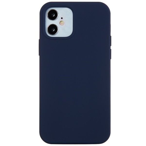 Твердый силиконовый (TPU) чехол - синий (iPhone 12 Mini)