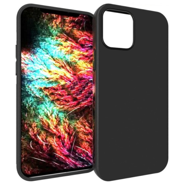 Самый тонкий TPU чехол - чёрный (iPhone 12 Pro Max)